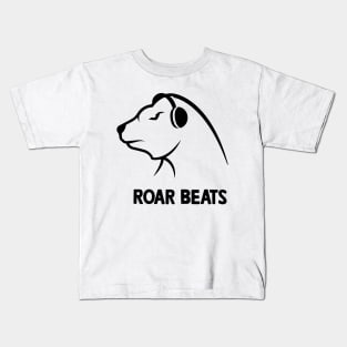 Roar Beats Bear Kids T-Shirt